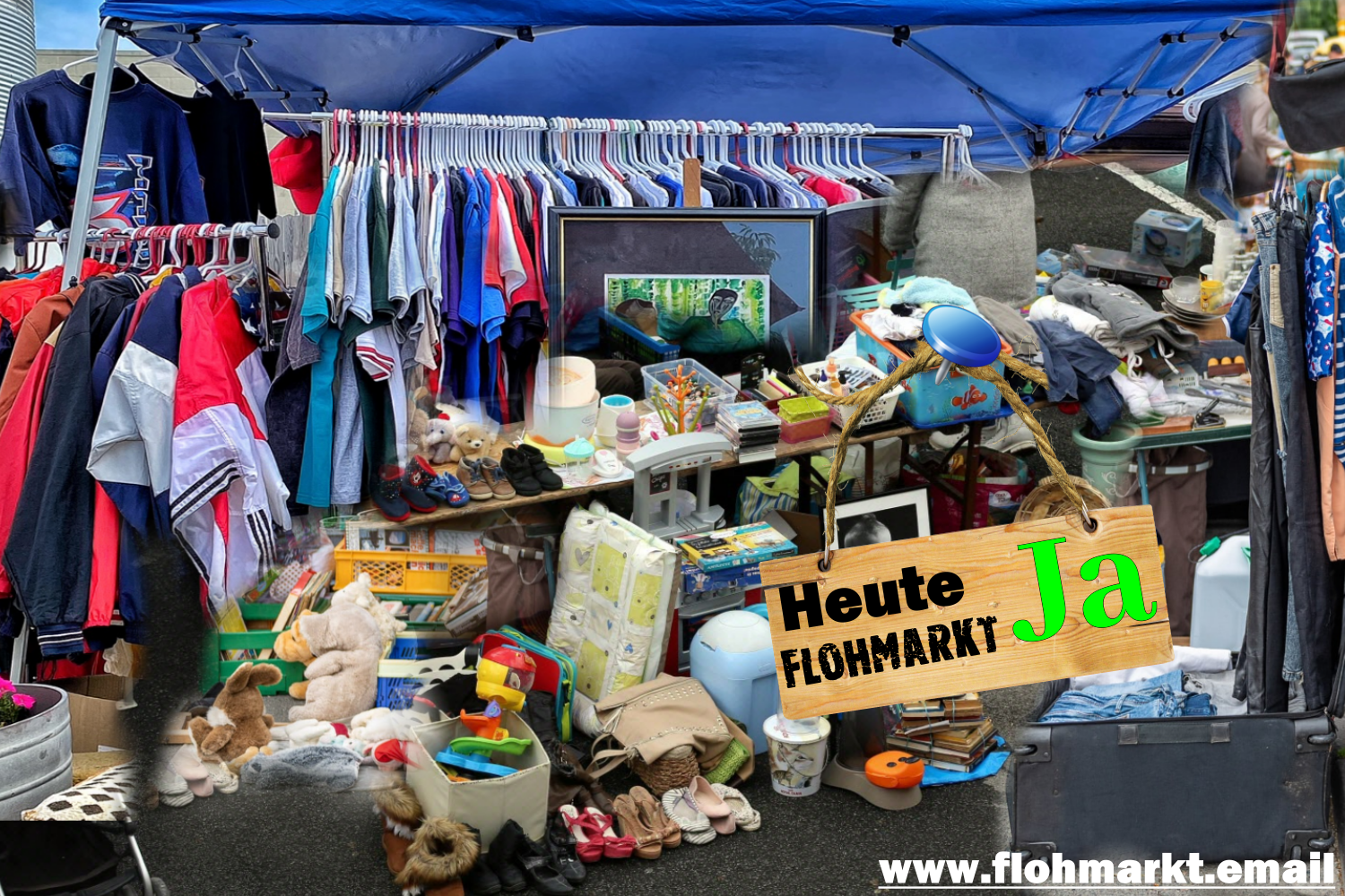 Heute Flohmarkt Design von Sabani